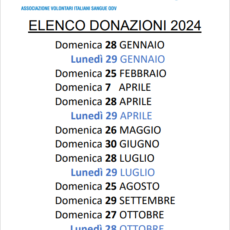 Donazioni 2024